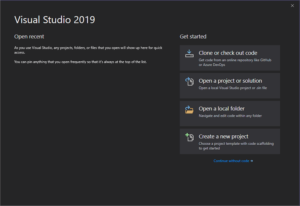 Cloud first workflow visual studio 2019 new features